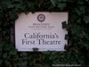 California' First Theater Historical Marker