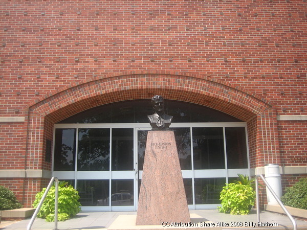 Jack London Bust at Centenary College