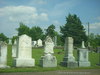 Gravestones in Odd Fellows Cemetery