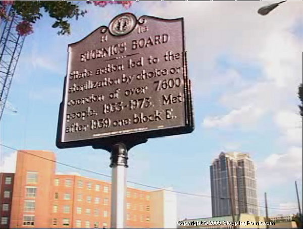 Eugenics Board Historical Marker