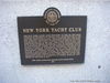 New York Yacht Club Landmark Sign