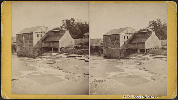 Stereoscopic View of Old Armory