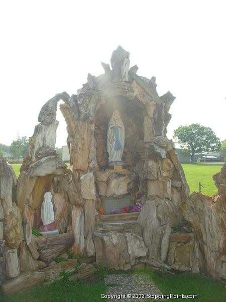 Grotto at St. Mary's Catholic Church in Caldwell