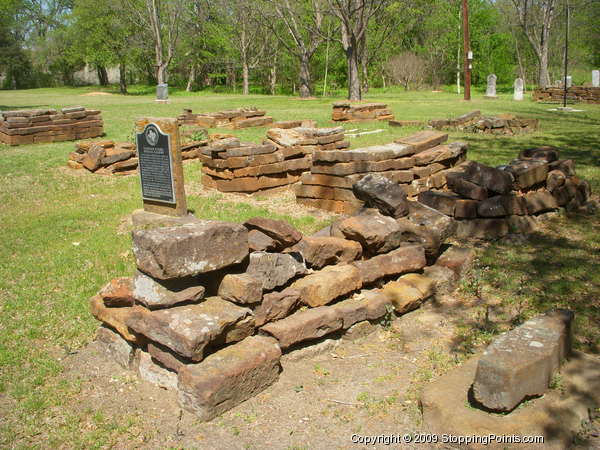Burial Cairns in Mt. Gilead Cemetery