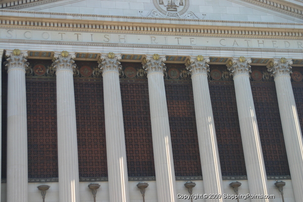 Scottish Rite Cathedral Columns