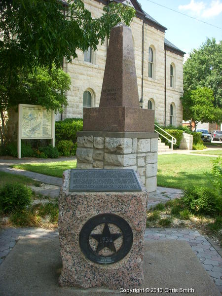 Somervell County Historical Marker Plinth