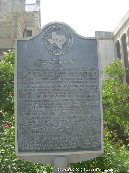 Victor M. Rose Historical Marker