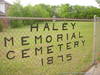 Haley Memorial Cemetery, 1875
