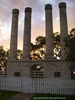 Columns of a Building of Old Baylor University