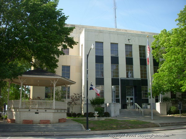 Gazebo and Courthouse in Brenham