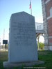 Back of Veterans Memorial - Martyrs of the Alamo - Battle of San Jacinto - Republic of Texas