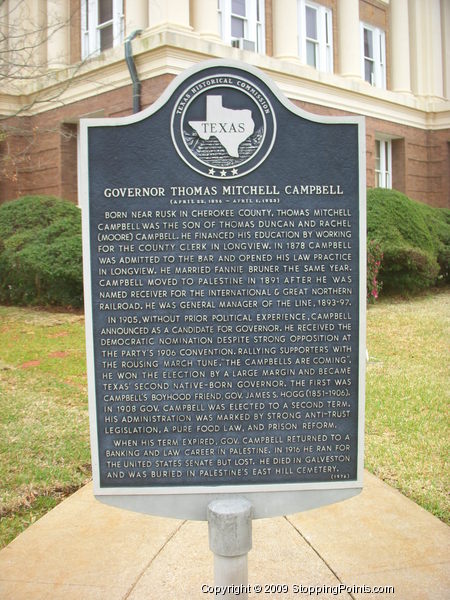 Governor Thomas Mitchell Campbell historical marker