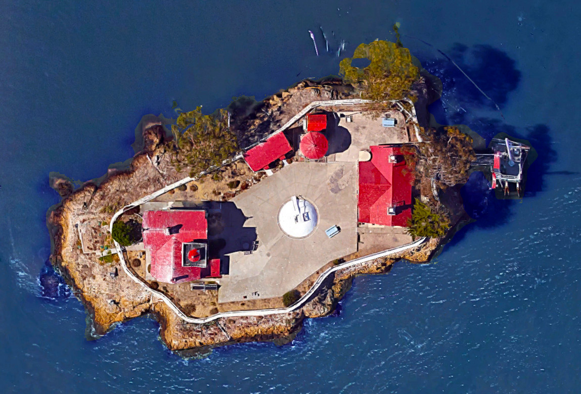 East Brother Island Aerial