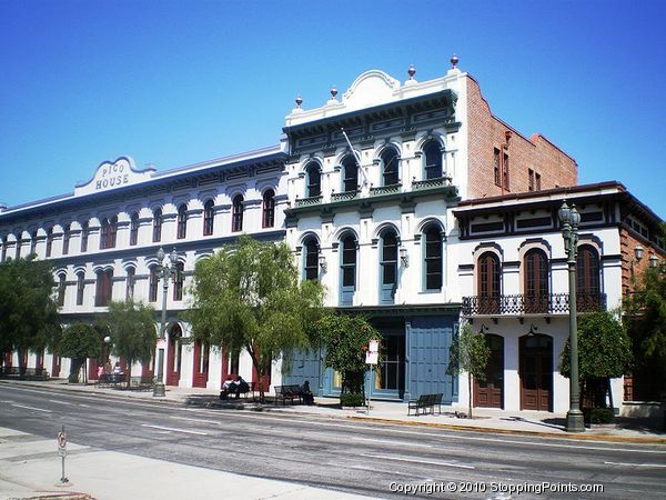 Pico House, Merced Theatre and Masonic Hall in Los Angeles