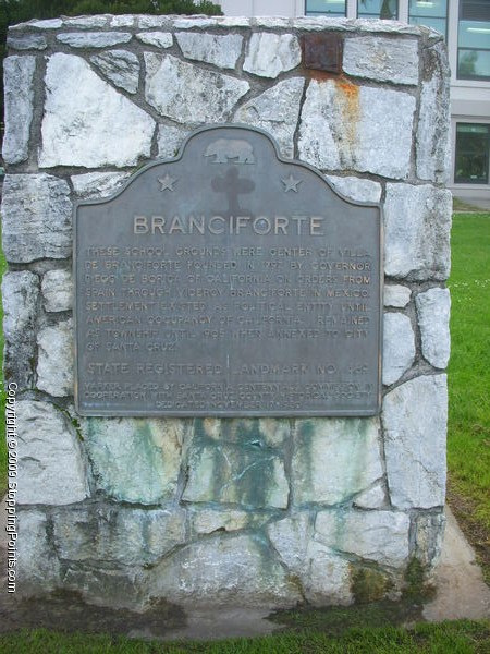 Branciforte Historical Marker