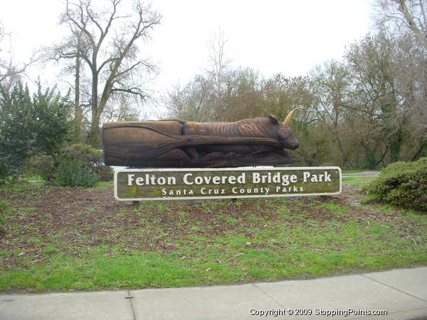 Felton Covered Bridge Park Sign