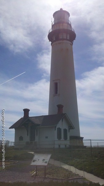 Pigeon Point Lighthouse in Davenport