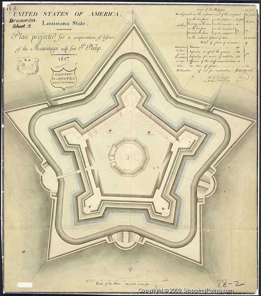 Plan for Fort St. Philip