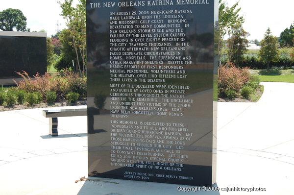Hurricane Katrina Memorial 1