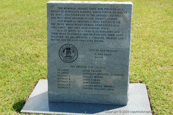 Hurricane Katrina Memorial 4