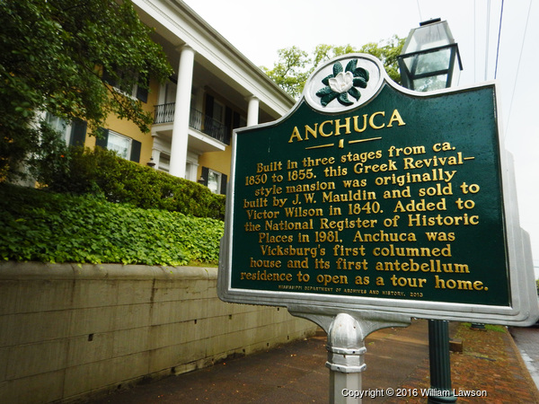 Anchuca Historical Marker