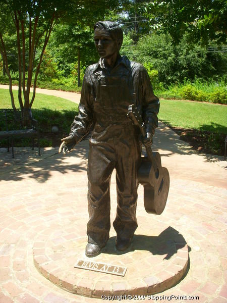 Statue of Elvis as a Boy