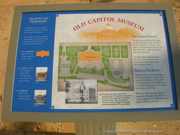 Old Capitol Museum Map
