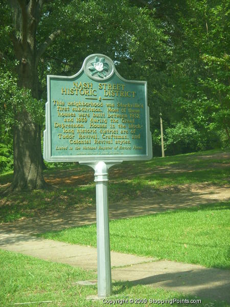 Nash Street Historic Distric Historical Marker