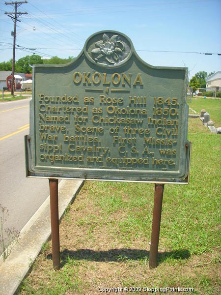 Okolona Historical Marker