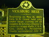 Vicksburg Siege Historical Marker