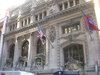 NY Yacht Club Stonework and Flags