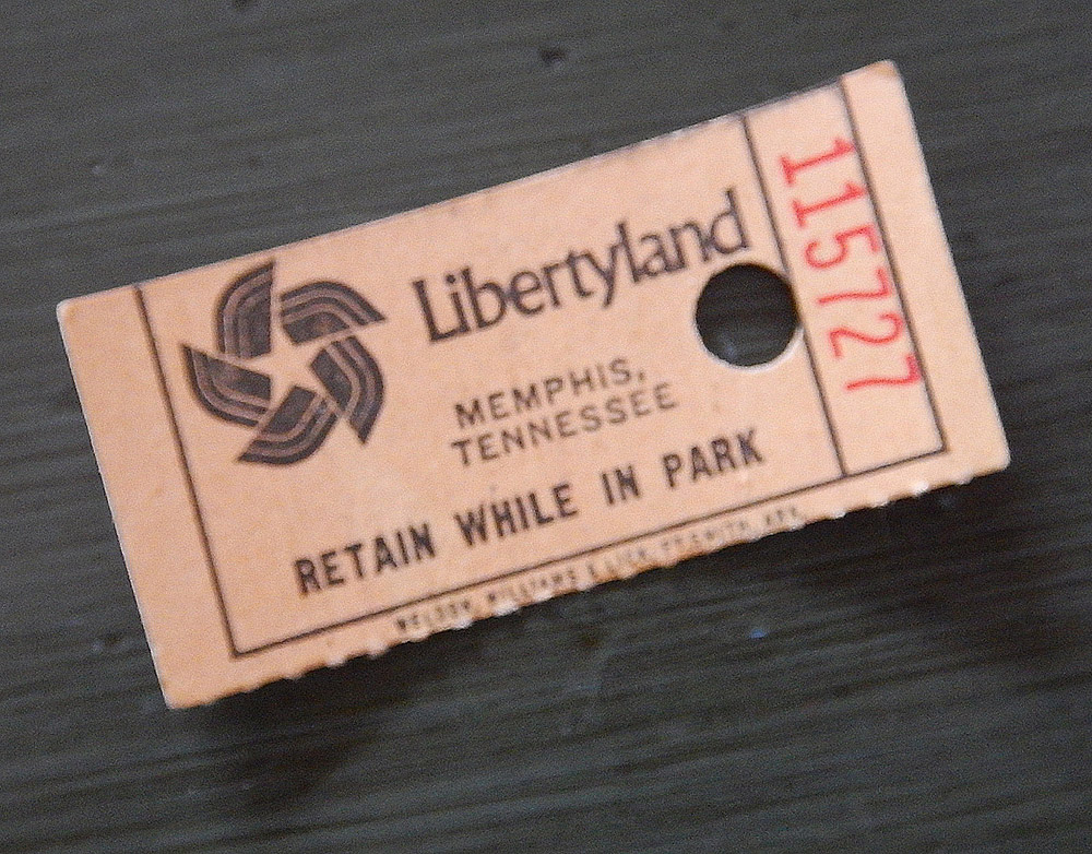 Libertyland Amusement Park Ticket