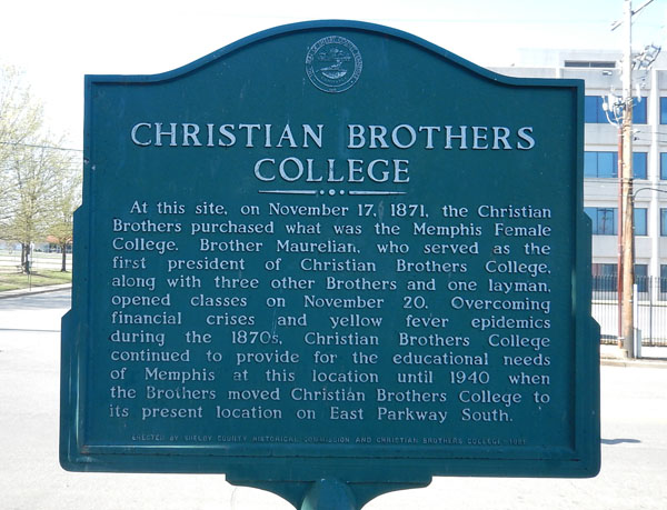 Christian Brothers College Historical Marker