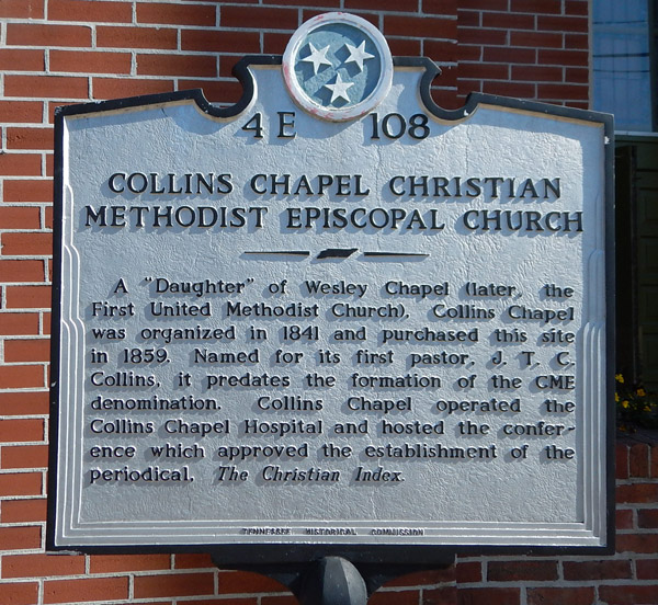 Collins Chapel Historical Marker