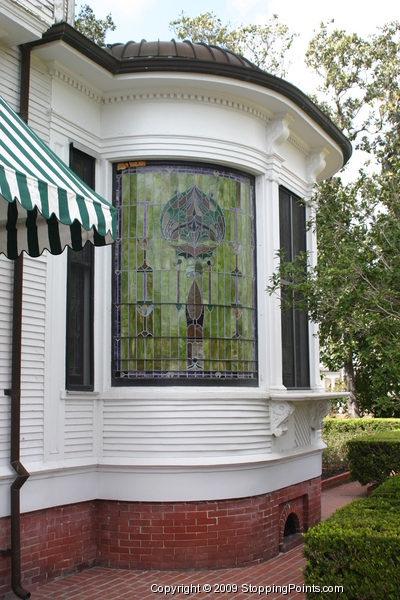 Stained Glass on McFaddin Ward House