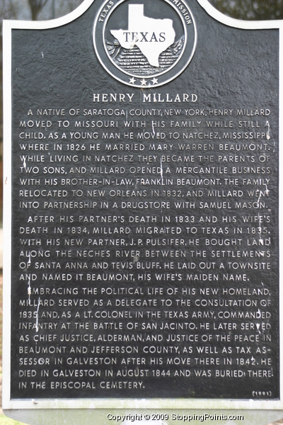 Henry Millard Historical Marker