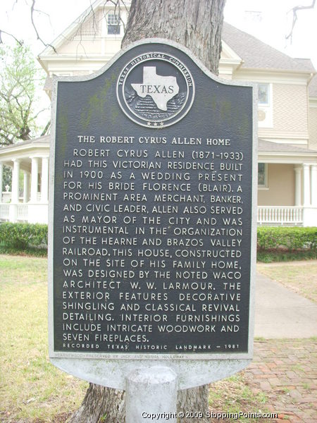 Robert Cyrus Allen Home Historical Marker
