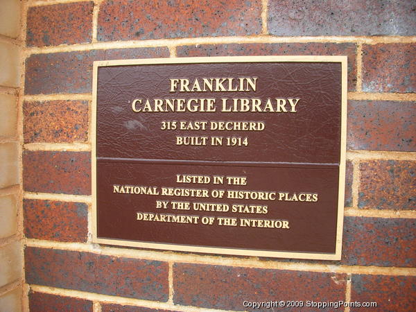 Franklin Carnegie Library National Register of Historic Places