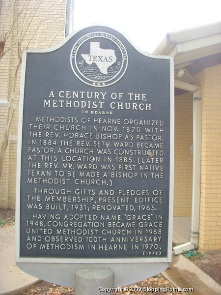 A Century of the Methodist Church Historical Marker