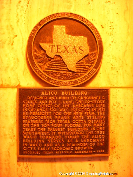 Alico building historical marker