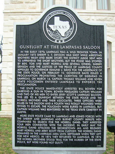 Lampasas Saloon Gunfight photo