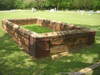 Brick Grave Plot Fence