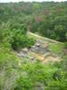 Looking down into Kreische Beer Brewery Ruins