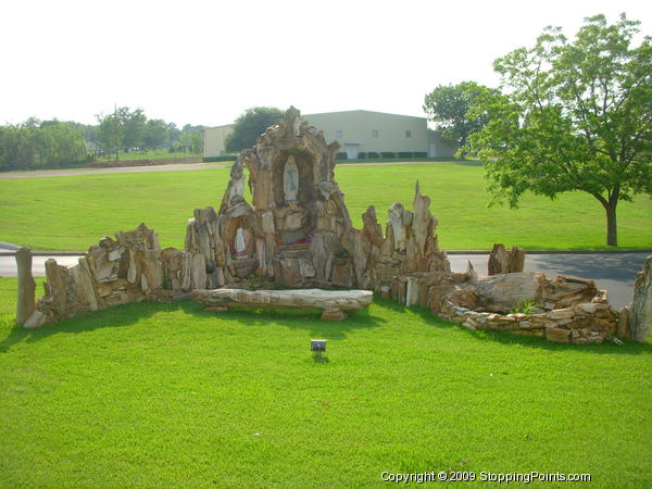 Petrified Wood Grotto in Caldwell, Texas