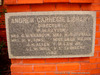 Andrew Carnegie Library Cornerstone