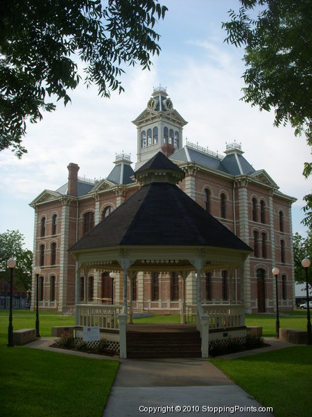 Gazebo in Courthouse Square in Wharton