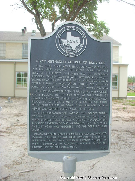 First Methodist Church Historical Marker