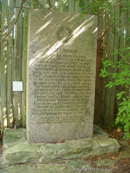 Fort Parker Historical Marker