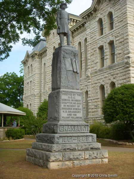 Statue of Brigadier General H.B. Granbury