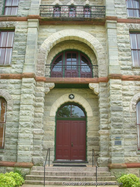 Door to the Goliad Courthouse